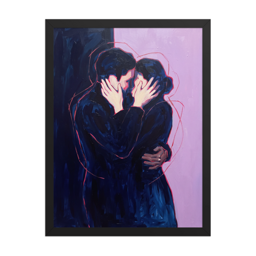 The Kiss Framed Art Print