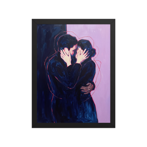The Kiss Framed Art Print
