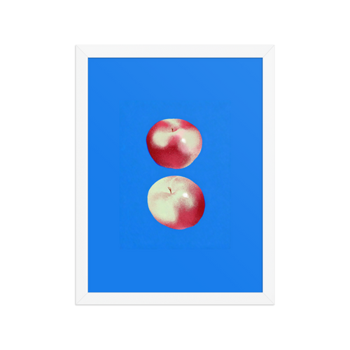 Two Apples Framed Art Print
