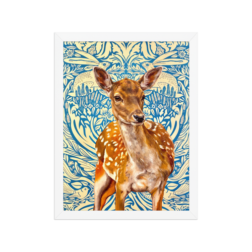 Fallow Deer Framed Art Print