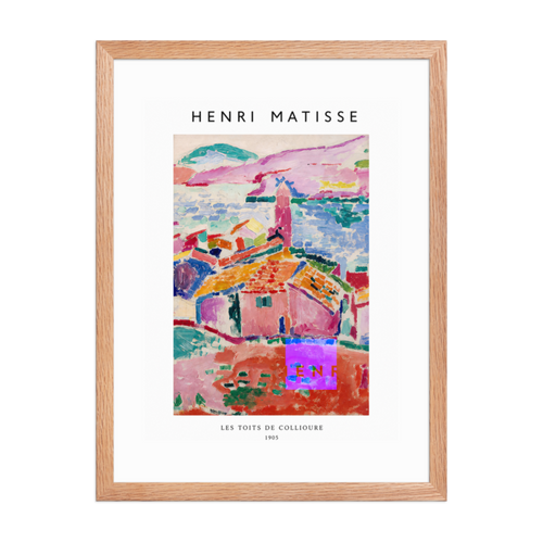 Les Toits de Collioure Framed Art Print