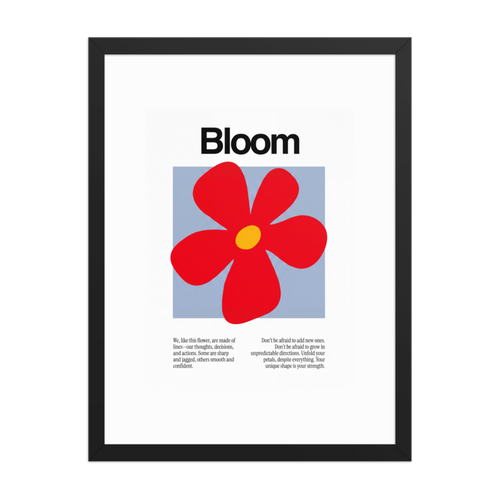 Bloom Framed Art Print