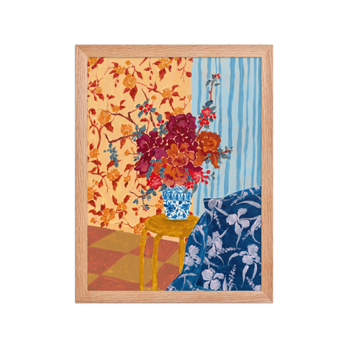 Chinoiserie Still Life Framed Art Print