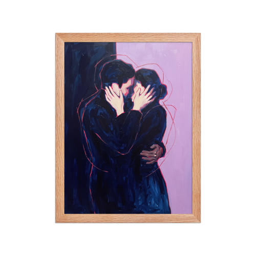 The Kiss Framed Art Print