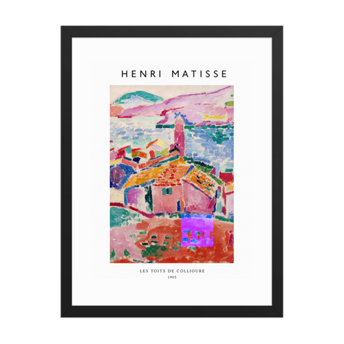 Les Toits de Collioure Framed Art Print
