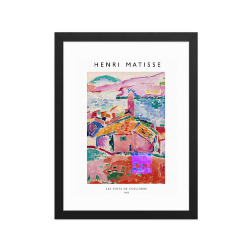 Les Toits de Collioure Framed Art Print
