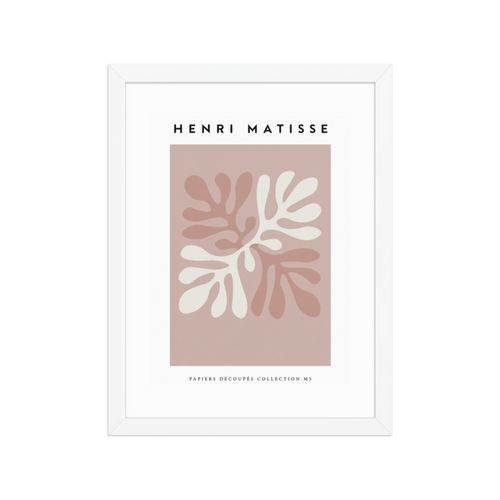 Papiers Découpés Collection M5 Framed Art Print