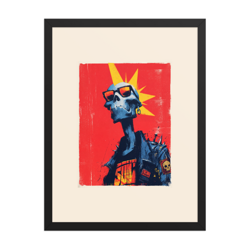 Punk Eternal Framed Art Print