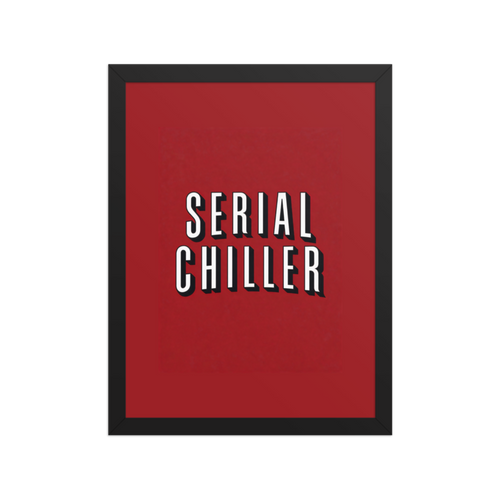 Serial Chiller Framed Art Print