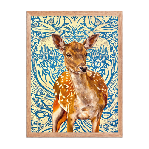 Fallow Deer Framed Art Print