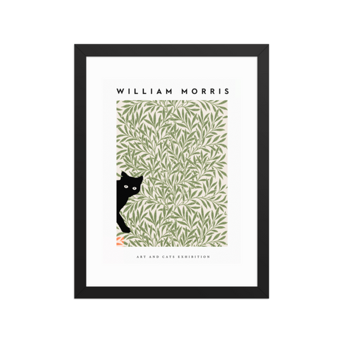 Art and Cats Exhibition Framed Art Print