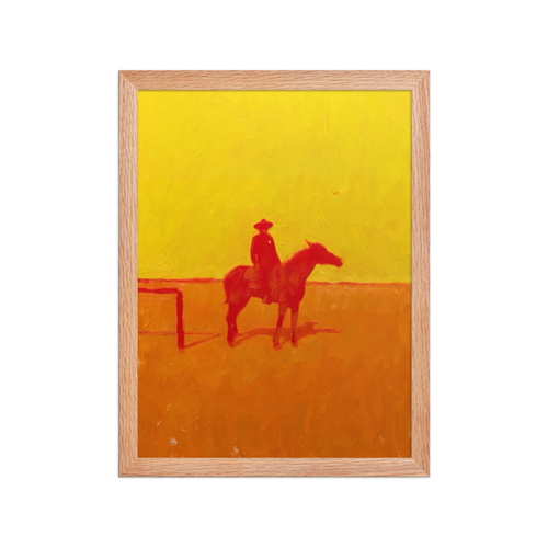Desert Sheriff Framed Art Print