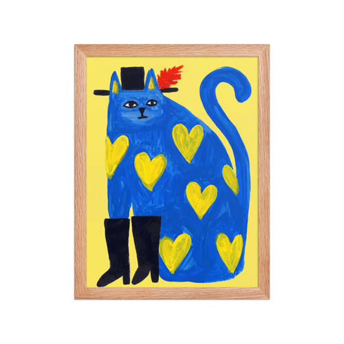 Puss in Boots Framed Art Print