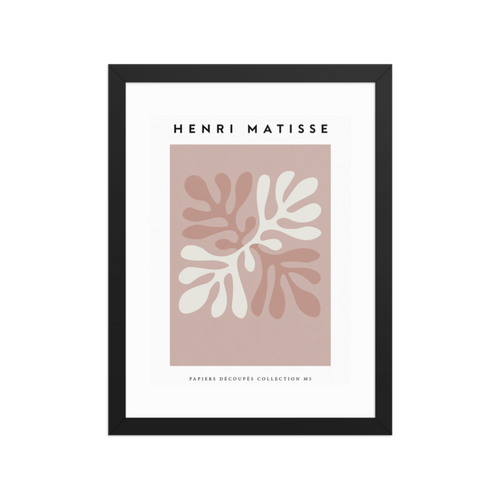 Papiers Découpés Collection M5 Framed Art Print