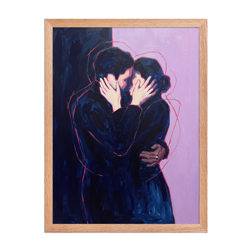 The Kiss Framed Art Print