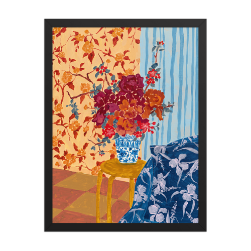 Chinoiserie Still Life Framed Art Print