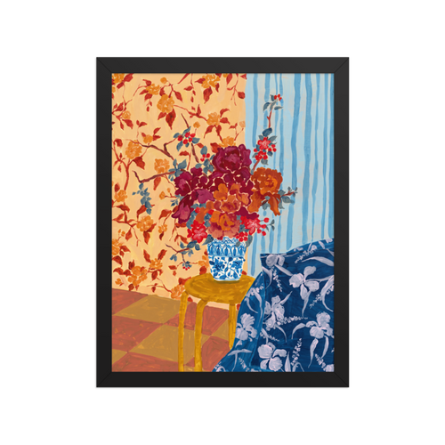 Chinoiserie Still Life Framed Art Print