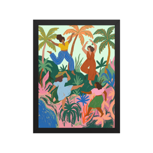 Tropical Dance Framed Art Print