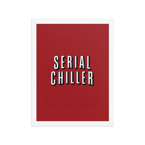 Serial Chiller Framed Art Print