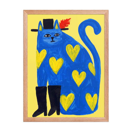 Puss in Boots Framed Art Print