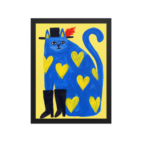 Puss in Boots Framed Art Print
